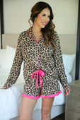 Prima Donna Leopard Ruffle Pajama Set