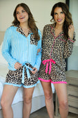 Prima Donna Leopard Ruffle Pajama Set