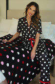 Dotty Darling Polka Dot Ruffle Pajama Set