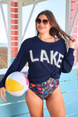 Sunrise Lightweight Sweater- Lake