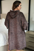 Cozy Blanket Hoodie- Coco Leopard