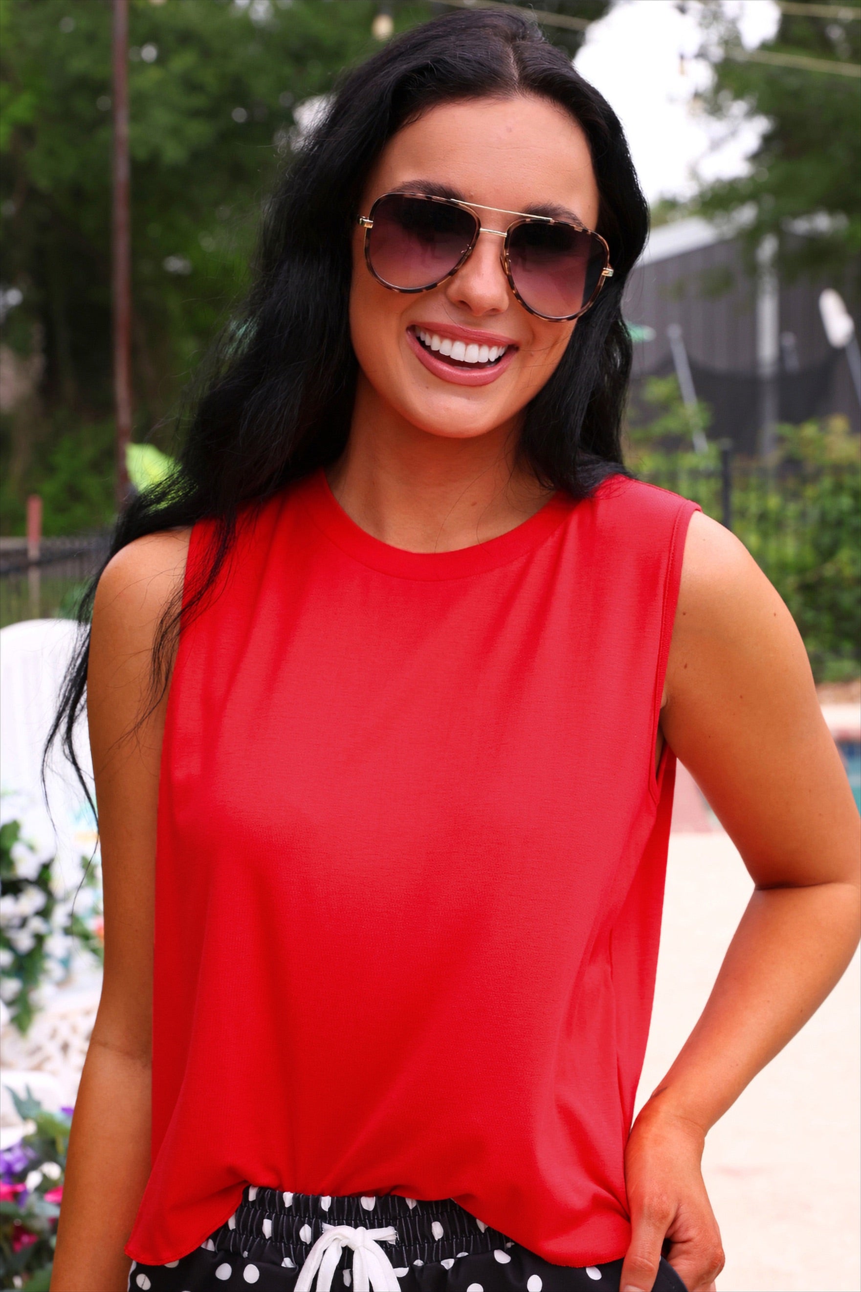 Banks Basic Lettuce Tank- Red