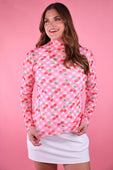 Keigan Mesh Top- Cherry Picnic