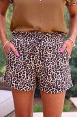 Runway Paperbag Shorts- Safari Chic