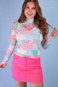 Kylie Lace Top- Heirloom Patchwork