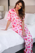 Bow Romance Ruffle Pajama Set