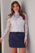 Kylie Lace Top- Spring Happy Blooms