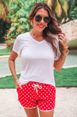 Red Polka Dot Everyday Shorts