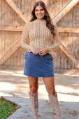 Kate Mesh Top- Western Charm
