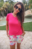 Midnight Bow Neon Pastel Everyday Shorts