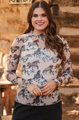 Kate Mesh Top- Wild Horses