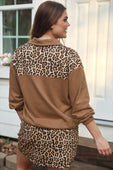 Mia Printed Pullover- Safari Chic