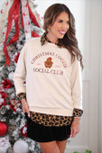 PREORDER- Christmas Cookie Social Club Luxe Pullover - Jess Lea Boutique