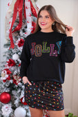 PREORDER- Jolly Patch Pullover - Jess Lea Boutique