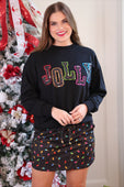 PREORDER- Jolly Patch Pullover - Jess Lea Boutique