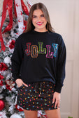 PREORDER- Jolly Patch Pullover - Jess Lea Boutique