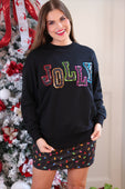 PREORDER- Jolly Patch Pullover - Jess Lea Boutique