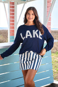 Sunrise Lightweight Sweater- Lake