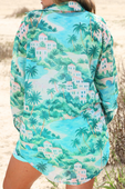 Breezy Tunic Top- Coastal Vista