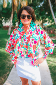 PREORDER-Katie Button Up Blouse - Jess Lea Boutique