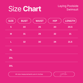 Laying Poolside Color Block Swimsuit, Pink/Magenta - Jess Lea Boutique