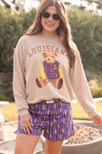 Benny The Bear Louisiana Pullover - Jess Lea Boutique
