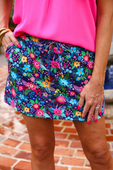 PREORDER-Mystic Fields Floral Skort - Jess Lea Boutique