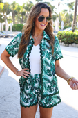Savannah Textured Ric Rac Set, Palm Leaf - Jess Lea Boutique