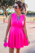 Pep Squad Tennis Dress, Pink - Jess Lea Boutique