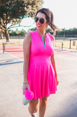 Pep Squad Tennis Dress, Pink - Jess Lea Boutique