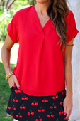 Whitney Woven Blouse - Jess Lea Boutique