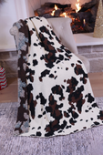 Cowhide Couture Blanket