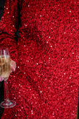 PREORDER- Old Flame Sequin Dress - Red - Jess Lea Boutique