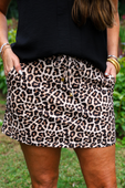 Safari Chic Leopard Skort - Jess Lea Boutique
