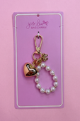 Sweetheart Pearl Bag Charm