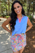 Everyday Polo Tank- Falling for Florals