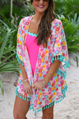 Time To Tango Coverup, Pink - Jess Lea Boutique