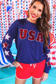 USA Sequin Star Top - Jess Lea Boutique