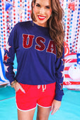 USA Sequin Star Top - Jess Lea Boutique