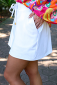 Solid White Skort - Jess Lea Boutique