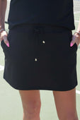 After Dark Black Skort - Jess Lea Boutique
