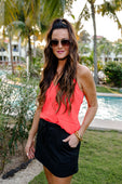 PREORDER-After Dark Black Skort - Jess Lea Wholesale
