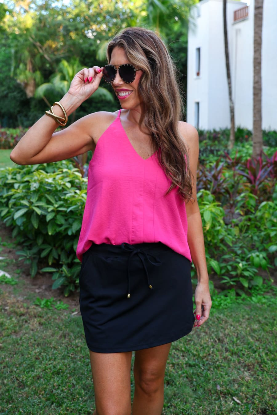 After Dark Black Skort - Jess Lea Boutique