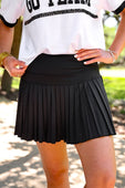 After Dark Pleated Tennis Skort - Jess Lea Boutique