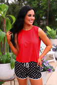 After Dark Polka Dot Everyday Shorts - Jess Lea Boutique