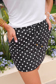 After Dark Polka Dot Skort - Jess Lea Boutique