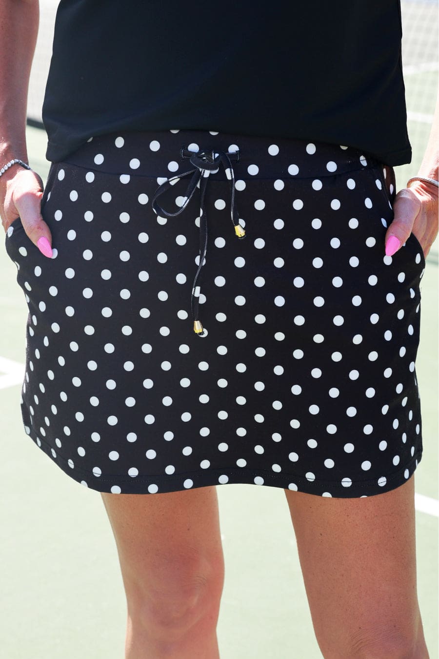 After Dark Polka Dot Skort - Jess Lea Boutique