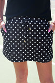 After Dark Polka Dot Skort - Jess Lea Boutique