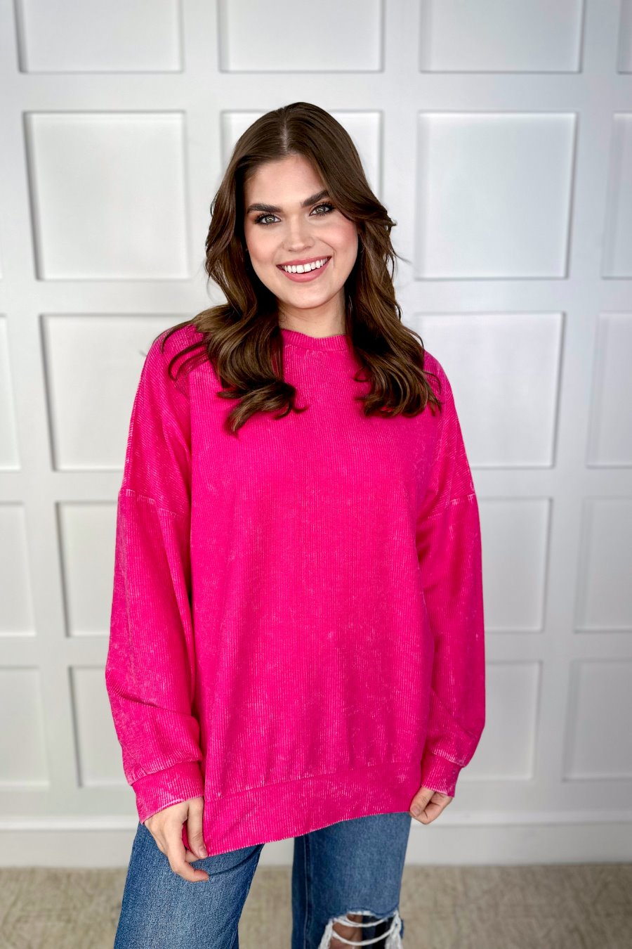 Alexis Corded Vintage Pullover