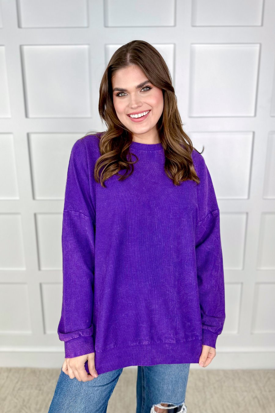 Alexis Corded Vintage Pullover